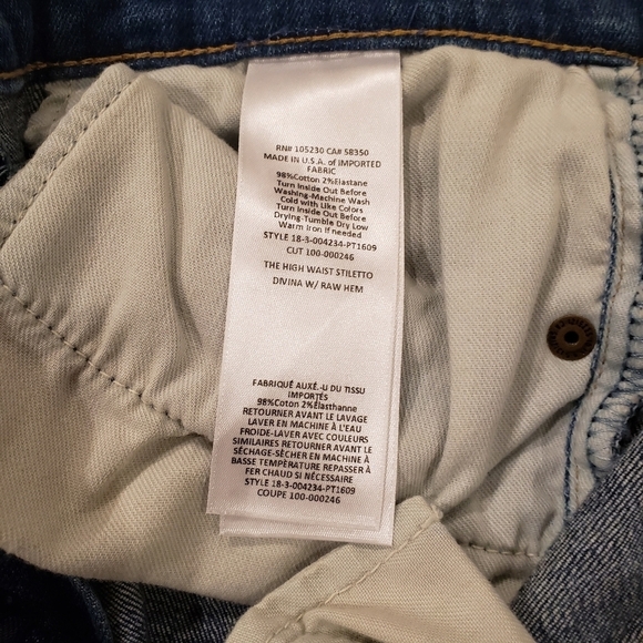 Current Elliot The Stiletto High Waist Skinny Jean - Picture 9 of 10